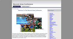 Desktop Screenshot of macombareaconference.org